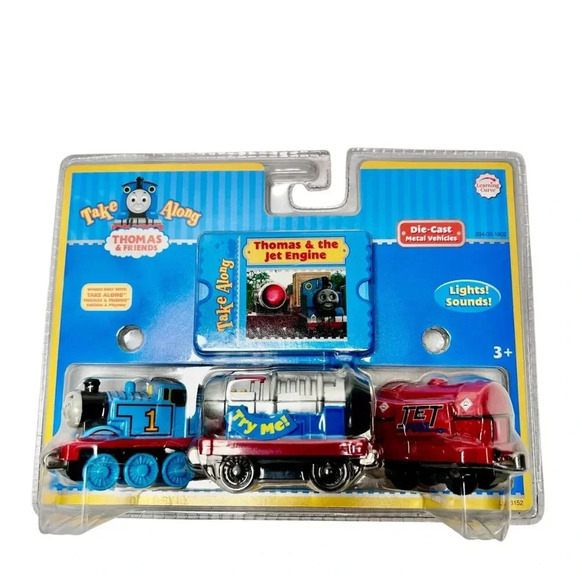 Thomas the Train & The Jett Engine Diecast Metal Vehicle NEW 2006 Take Along - Picture 1 of 5